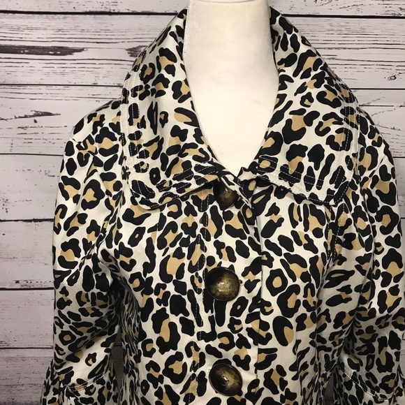 Appraisal Leopard Print 3/4 Bell Sleeve Jacket - Picture 2 of 8